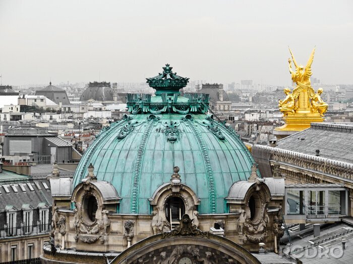 Bild 3D Paris und Kuppel der Lafayette-Galerie