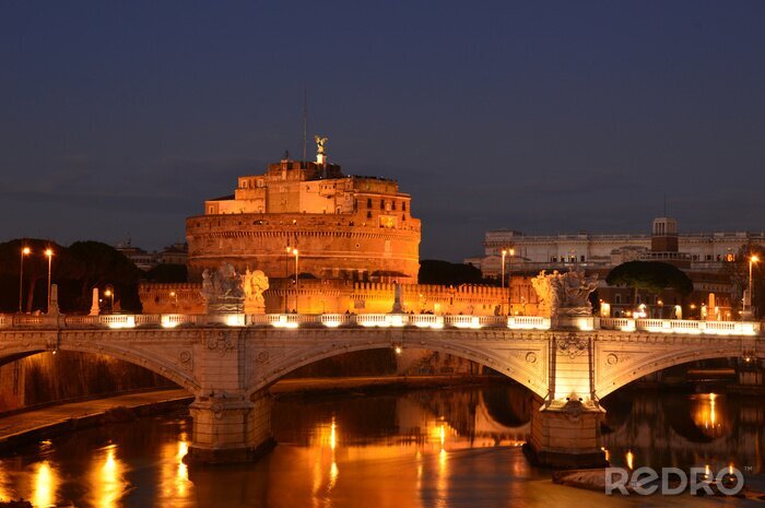 Bild Abendlandschaft von Rom