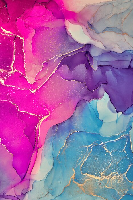 Bild Abstrakt Bunt Marmor