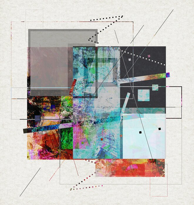 Bild Abstrakte geometrische Komposition