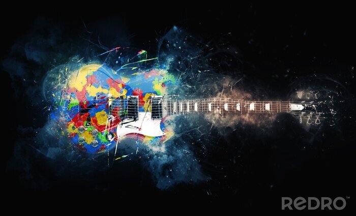 Bild Abstrakte Gitarre