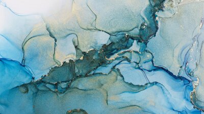 Abstrakte grün-blaue Textur