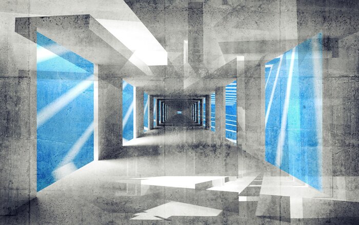 Bild Abstrakte Konstruktion 3D