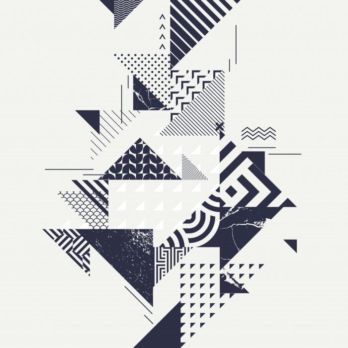 Bild Abstrakte Kunst Geometrischer Minimalismus Muster
