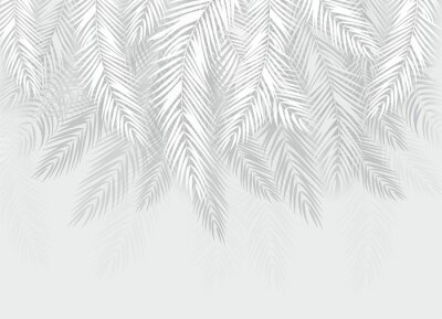 Abstrakte Palmblätter