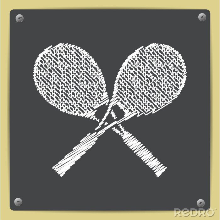 Bild Abstrakte Tennisschläger