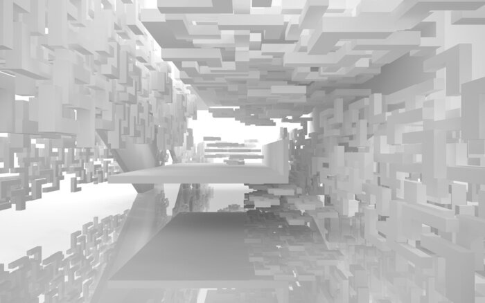 Bild Abstrakter dreidimensionaler Raum