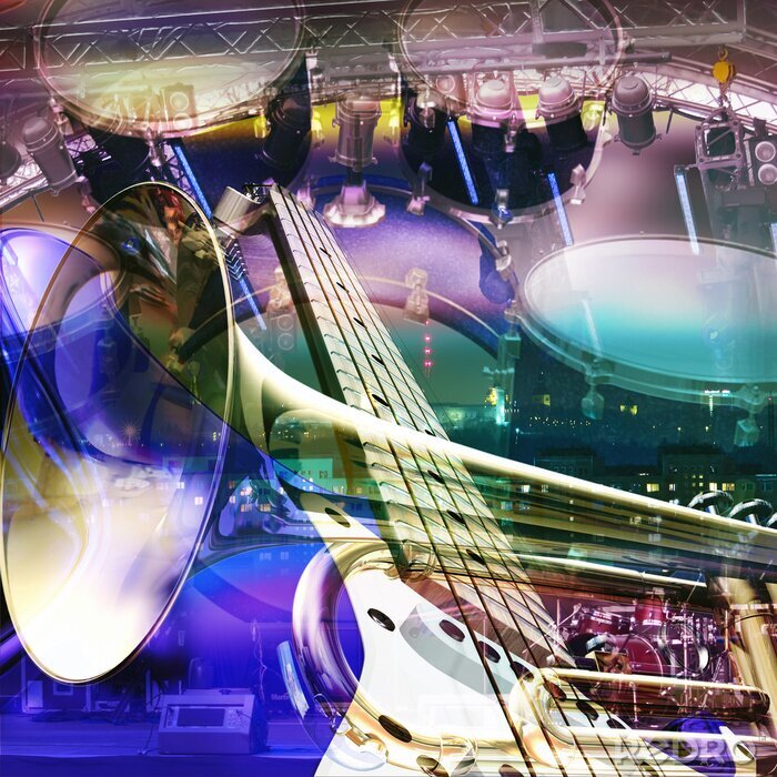 Bild Abstrakter Jazz-Hintergrund