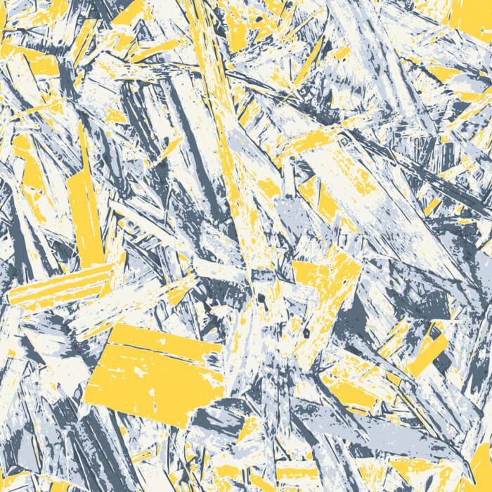 Bild Abstraktes grau-gelbes Motiv im Graffiti-Stil