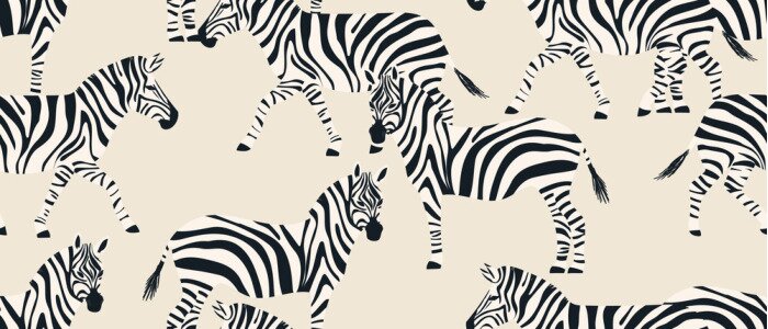 Bild Abstraktes Muster mit Zebras