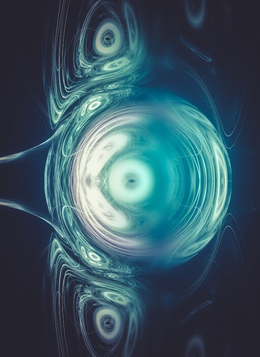 Bild Abstraktion Brechung von Licht