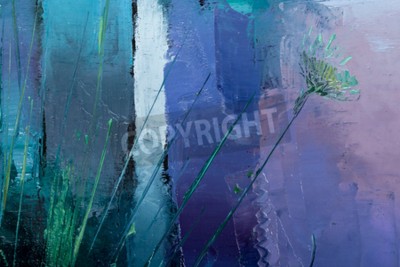 Bild Abstraktion Ölmalerei Imitation
