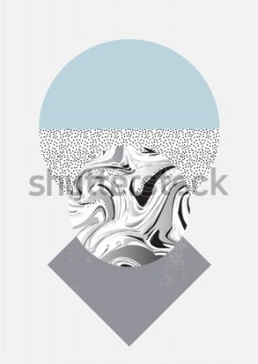 Bild Abstraktion skandinavischer Stil