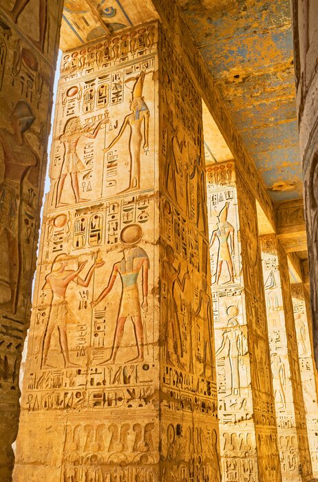 Bild Afrika Gestalten auf dem Flachrelief