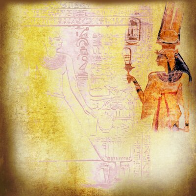 Bild Alte ägyptische Gestalten