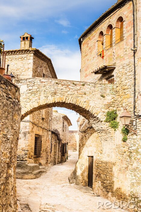 Bild Alte Mauern auf italienischem Dorf
