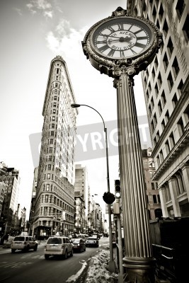 Bild Alte Uhr in New York City