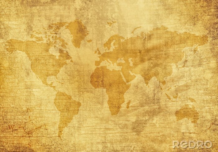 Bild Alte Weltkarte Vintage