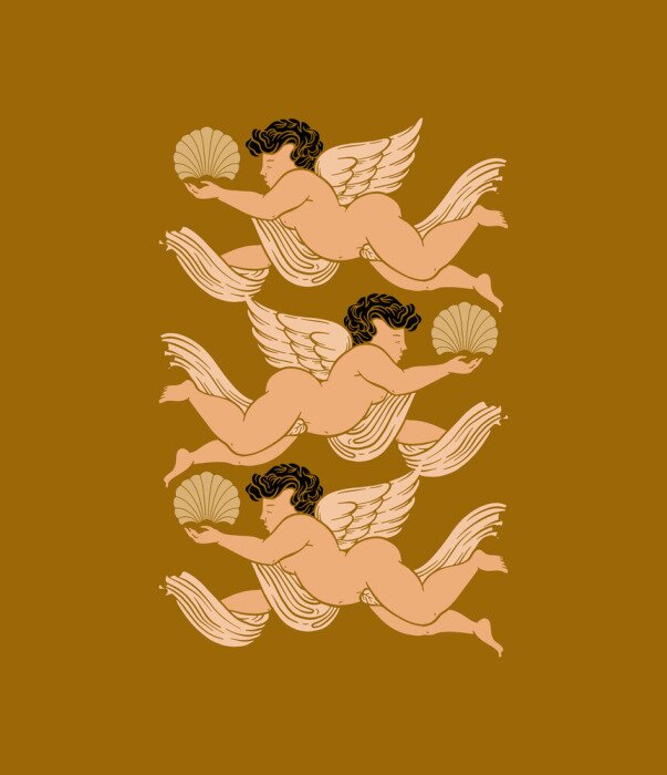 Bild Amores im skandinavischen Stil