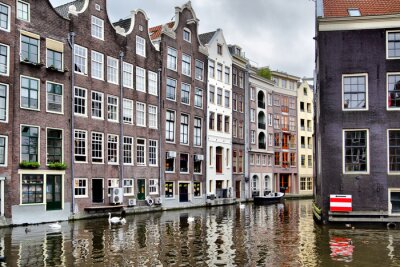 Bild Amsterdam auf Wasser