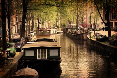 Bild Amsterdam Bootsansicht