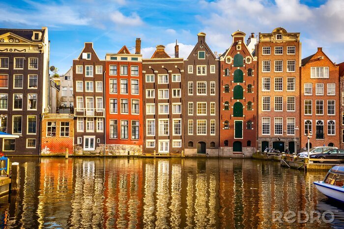 Bild Amsterdamer Häuser am Kanal