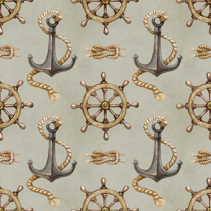 Bild Anker und Steuerruder