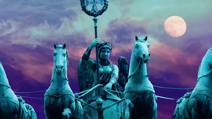 Bild Annäherung an das Brandenburger Tor