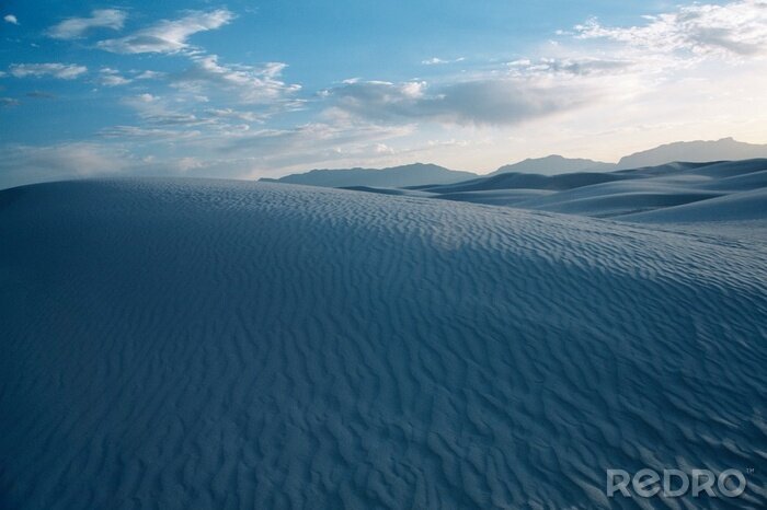 Bild Ansicht der Wüste bei Dämmerung