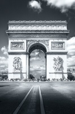 Bild Arc de Triomphe in der Stadt Paris