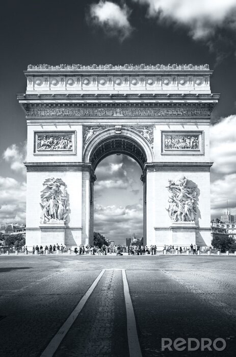 Bild Arc de Triomphe in der Stadt Paris