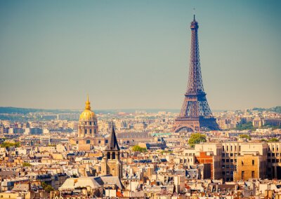 Architektur auf Panorama von Paris