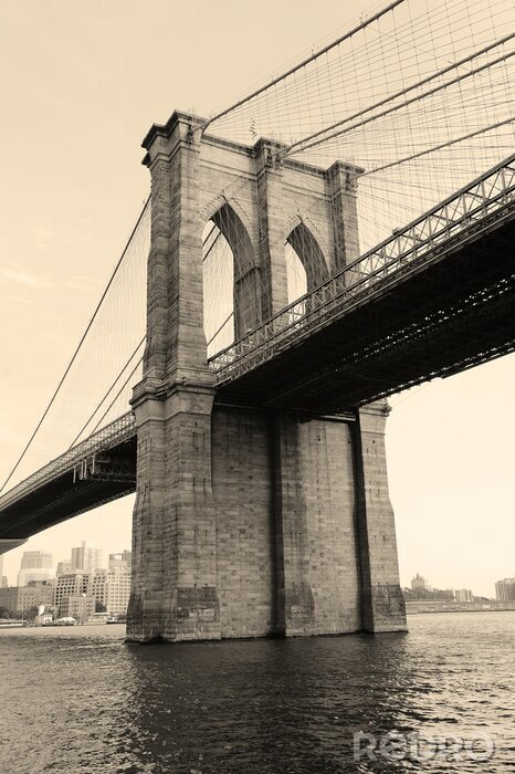 Bild Architektur der Brooklyn Bridge