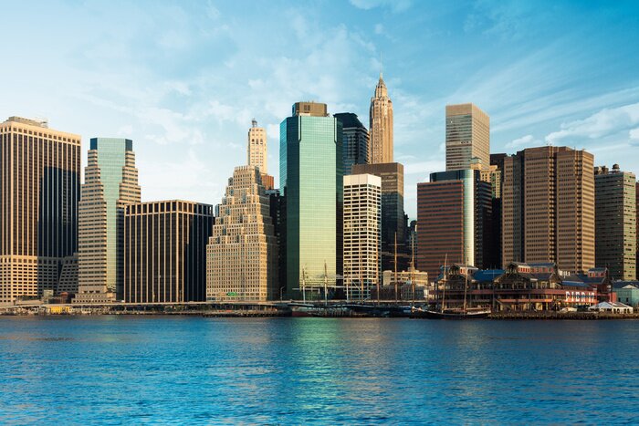 Bild Architektur NY am sonnigen Tag