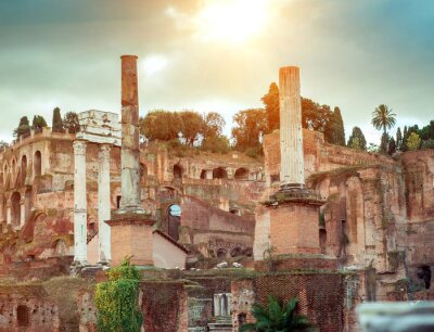 Architektur und Ruinen in Rom