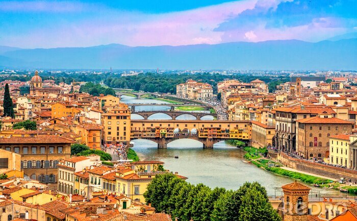 Bild Architektur von Florenz aus der Vogelperspektive