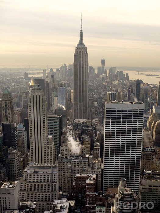 Bild Architektur von New York City aus Vogelperspektive