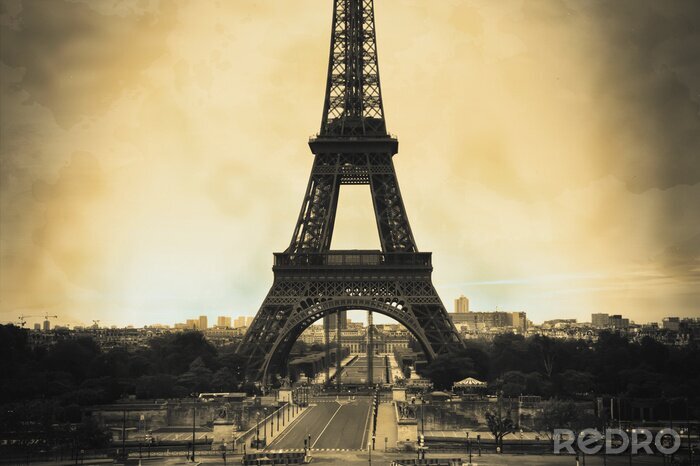 Bild Architektur von Paris in Sepia