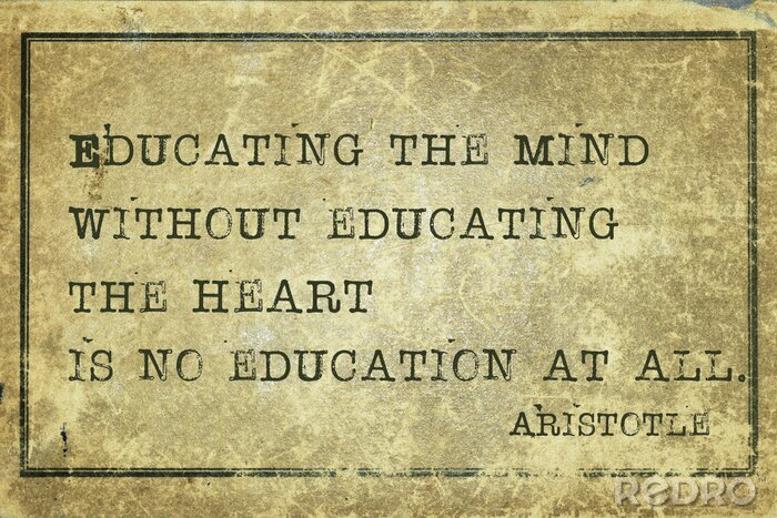 Bild Aristoteles über Bildung
