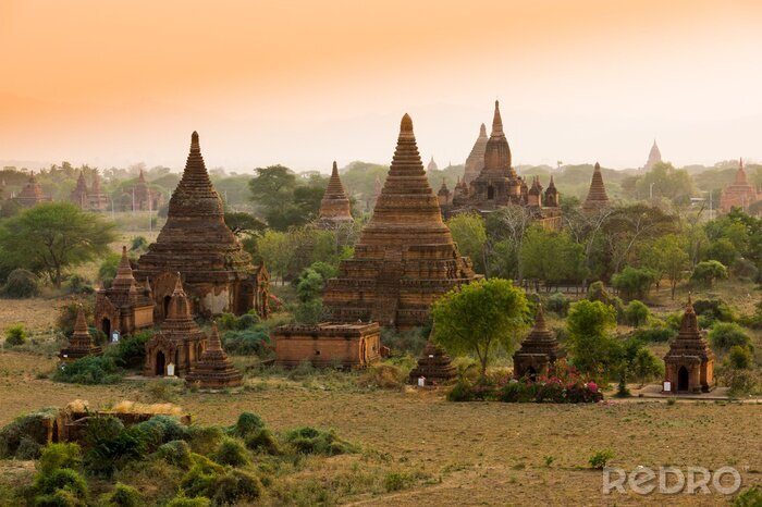 Bild Asiatische Stadt Bagan