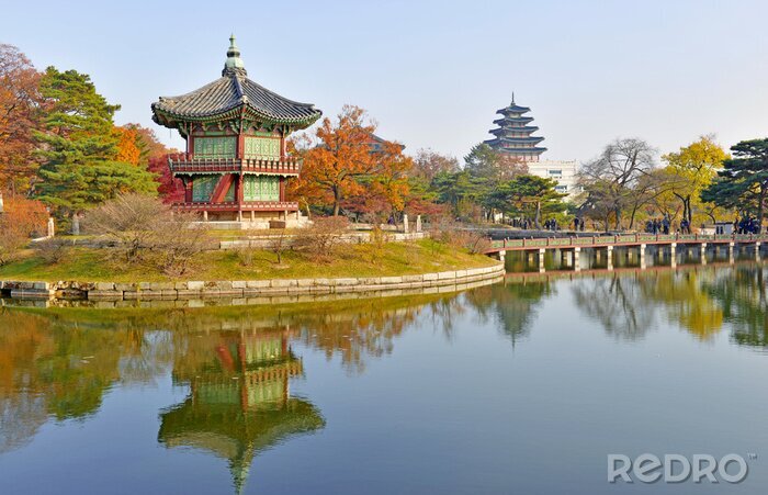 Bild Asien Tempel am Wasser