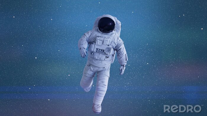 Bild Astronaut auf einem Sternenhintergrund