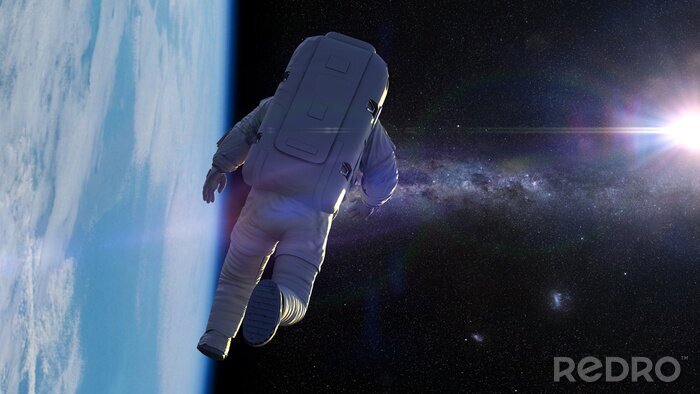Bild Astronaut über der Erde