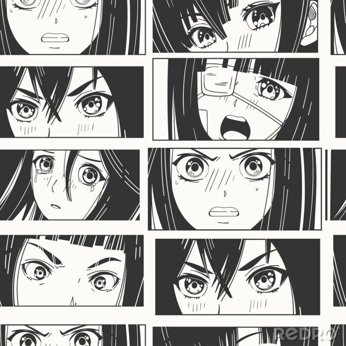 Bild Augen eines Anime-Mädchens