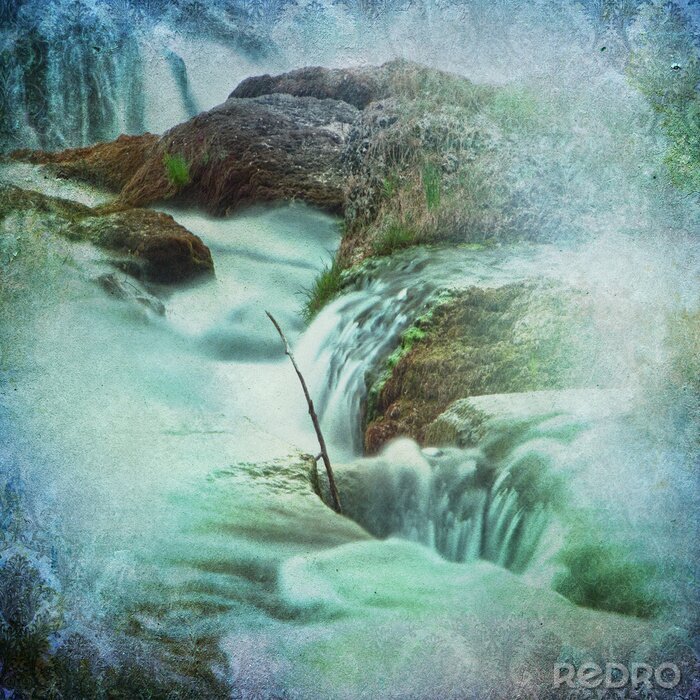 Bild Aura des Wasserfalls Abstraktion