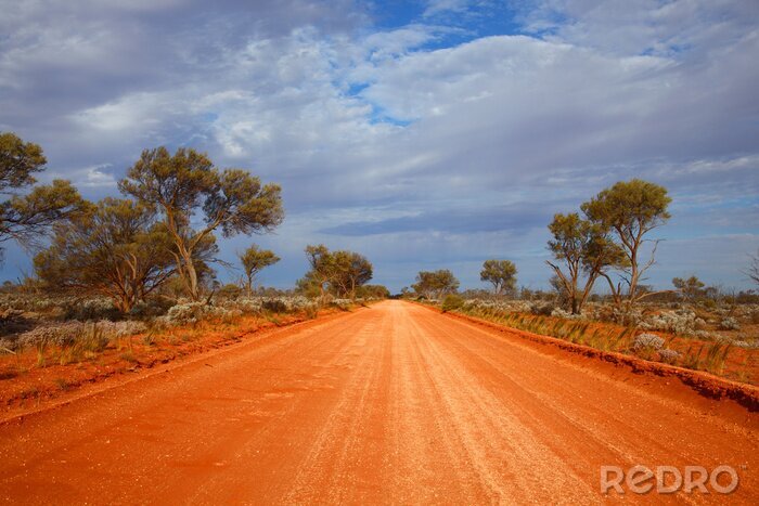 Bild Australien Landschaften mit festem Weg