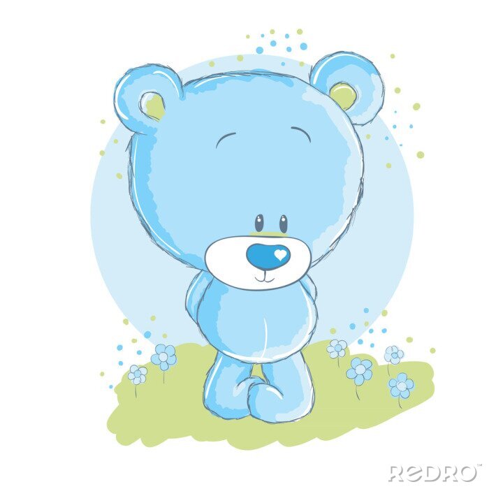 Bild Baby blue bear