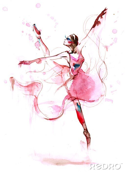 Bild Ballett Tanz wie gemalt