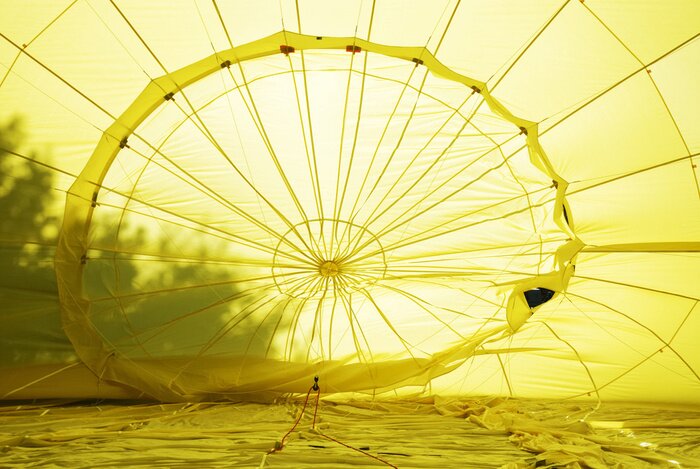 Bild Ballon bei Sonnenuntergang