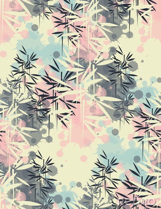 Bild Bambus Motive abstrakt